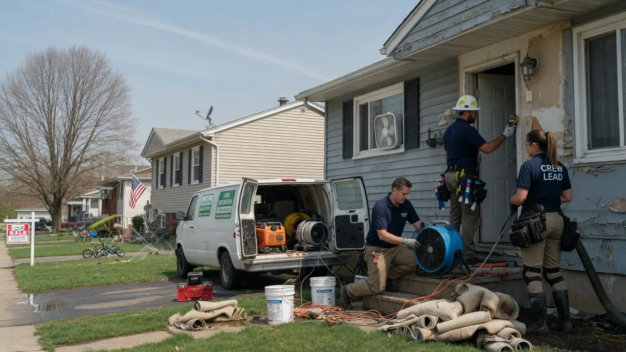 Flood Cleanup in Bridgeport, TX near me