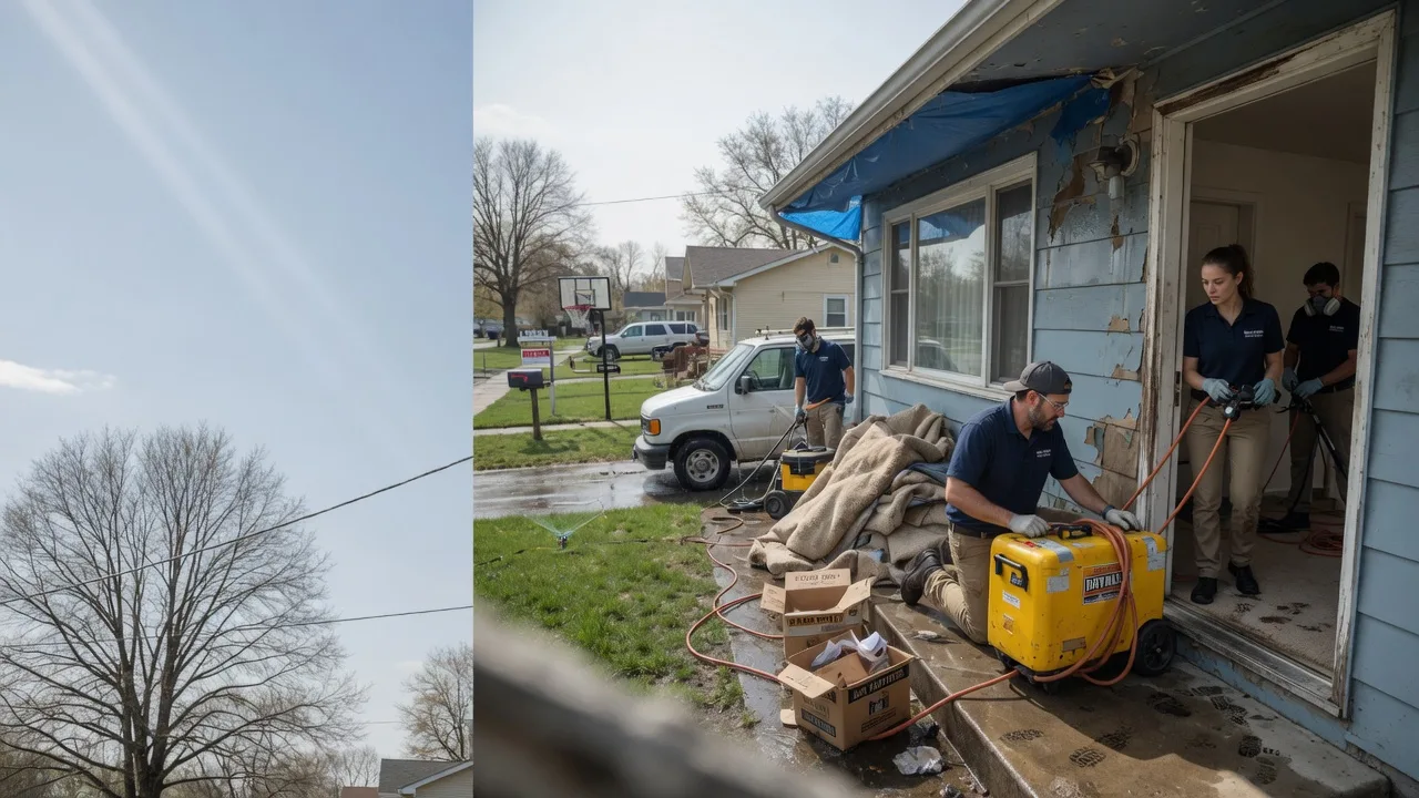 Basement Flood Cleanup in Bridgeport, TX near me
